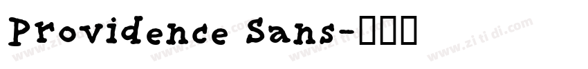 Providence Sans字体转换